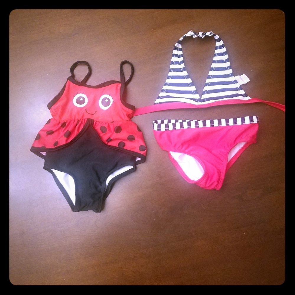 2 OP bathing suits SUPER CUTE $10 for both!